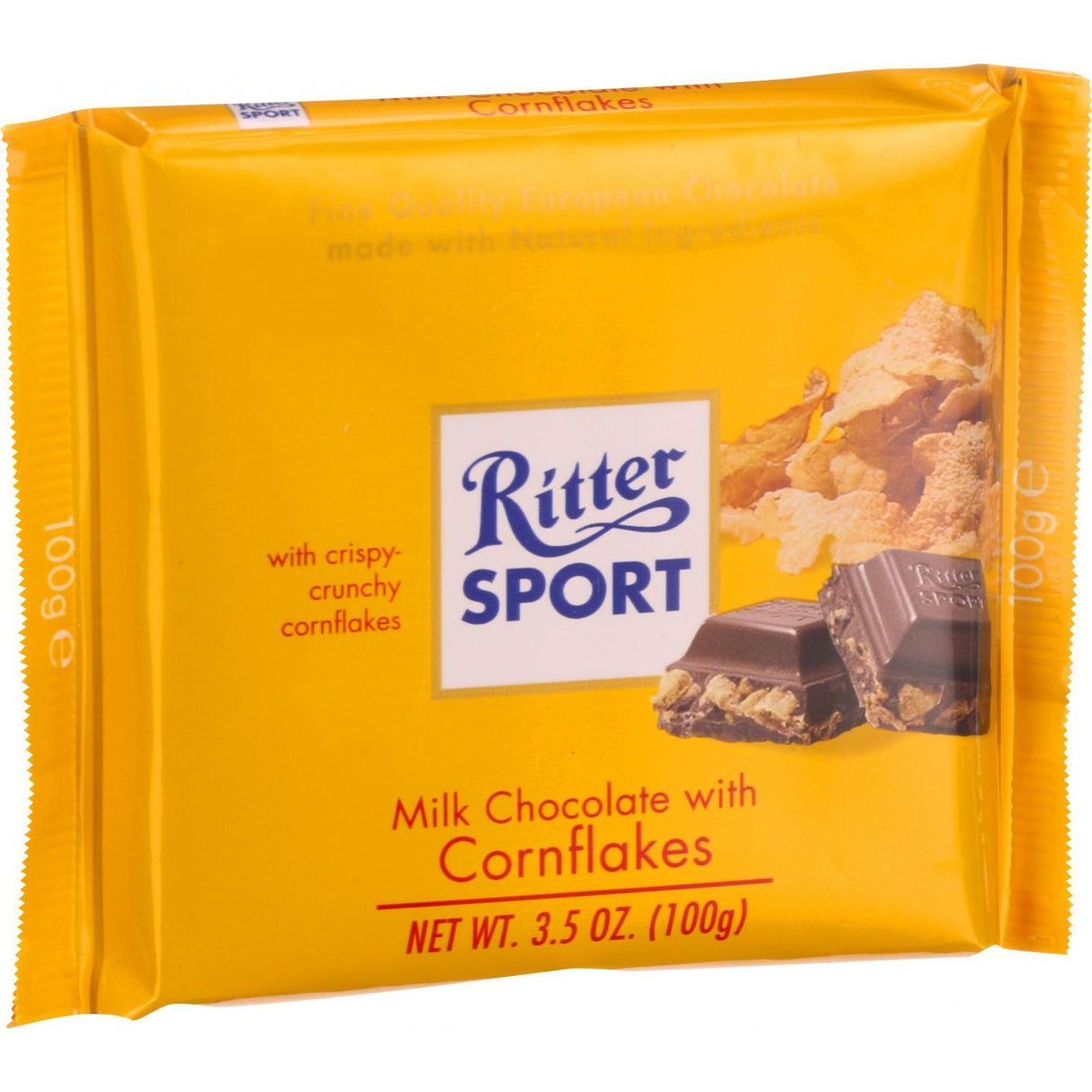 Ritter Sport Milk Chocolate Corn Flakes Bar (Pack of 10) - 3.5 Oz Each - Cozy Farm