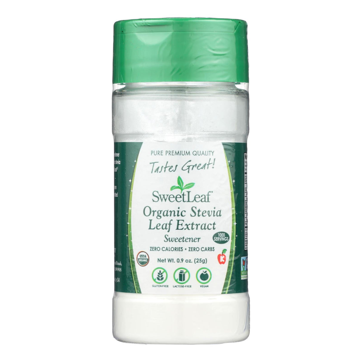 Sweet Leaf Stevia Extract (0.9 Oz.): Zero-Calorie Sweetener for Coffee, Tea, and More - Cozy Farm