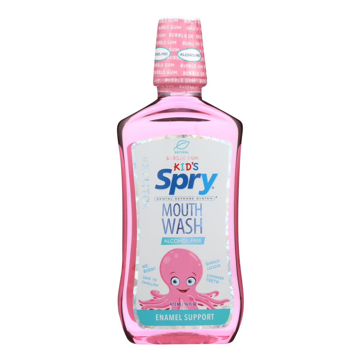 Spry Kid's Bubble Gum Mouthwash - 16 Fl Oz - Cozy Farm