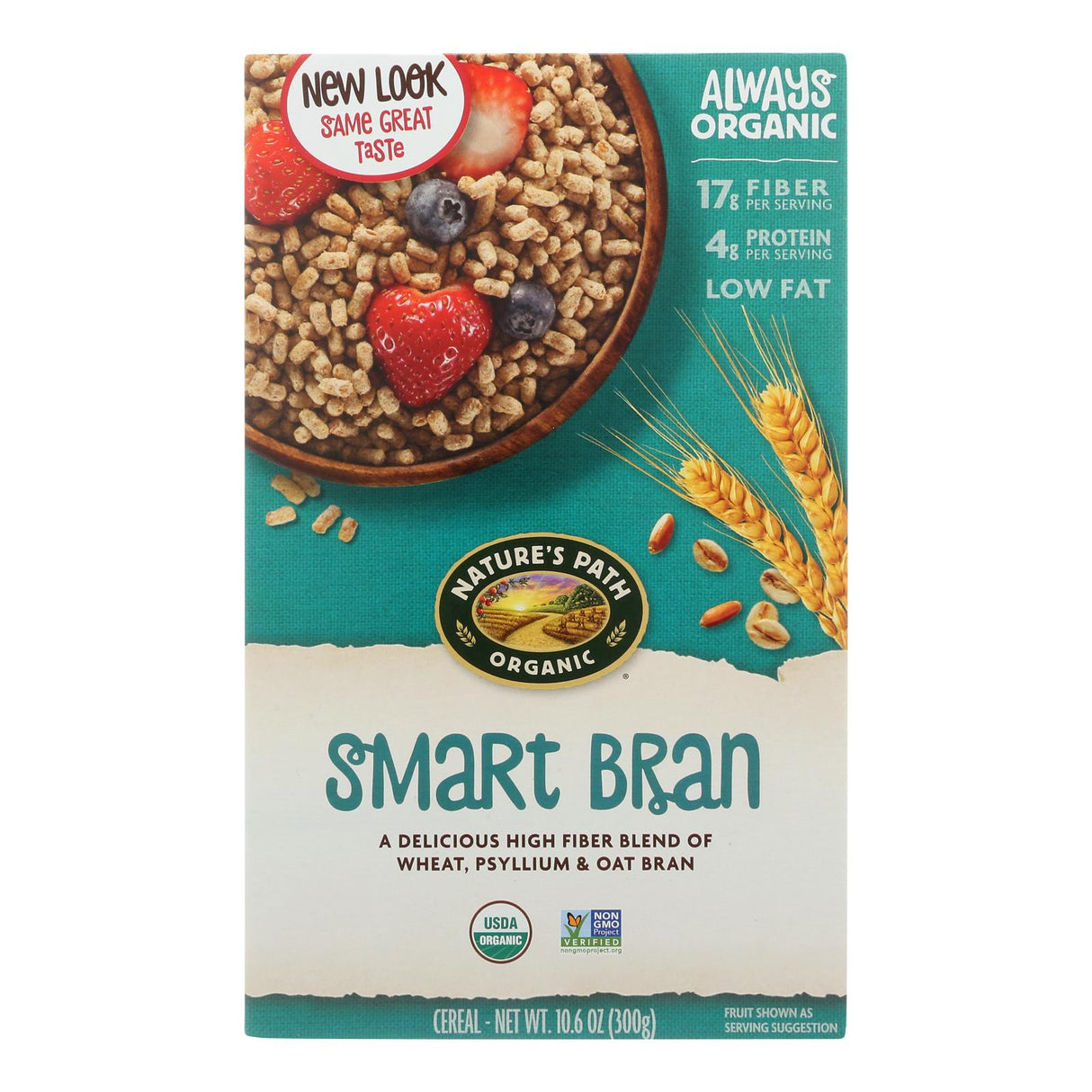 Nature's Path Organic Smart-Bran Cereal - Supergrain Taste, 10.6 Oz - Cozy Farm