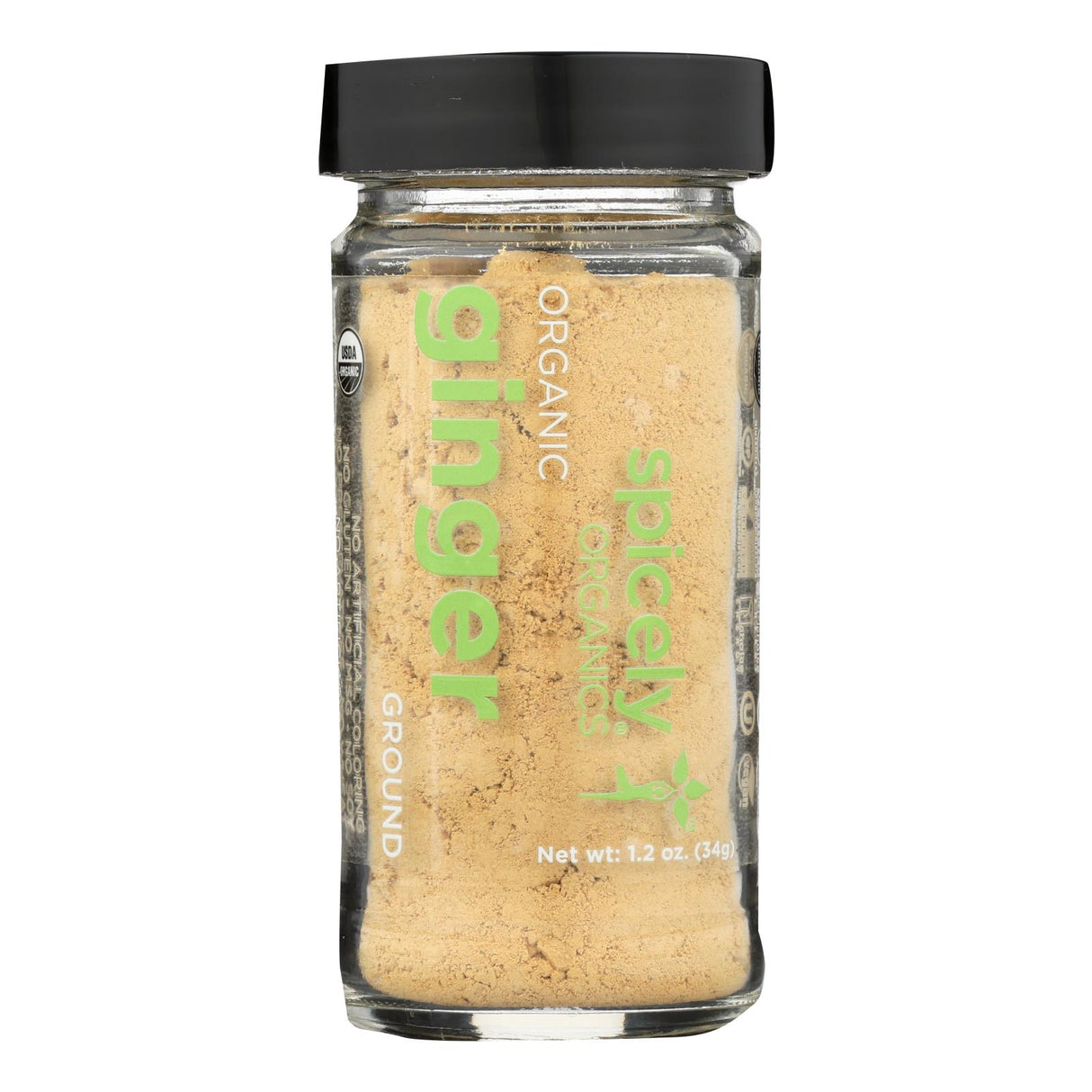 Organic Ground Ginger, 1.2 Oz (Pack of 3) by Spicely Organics - Cozy Farm