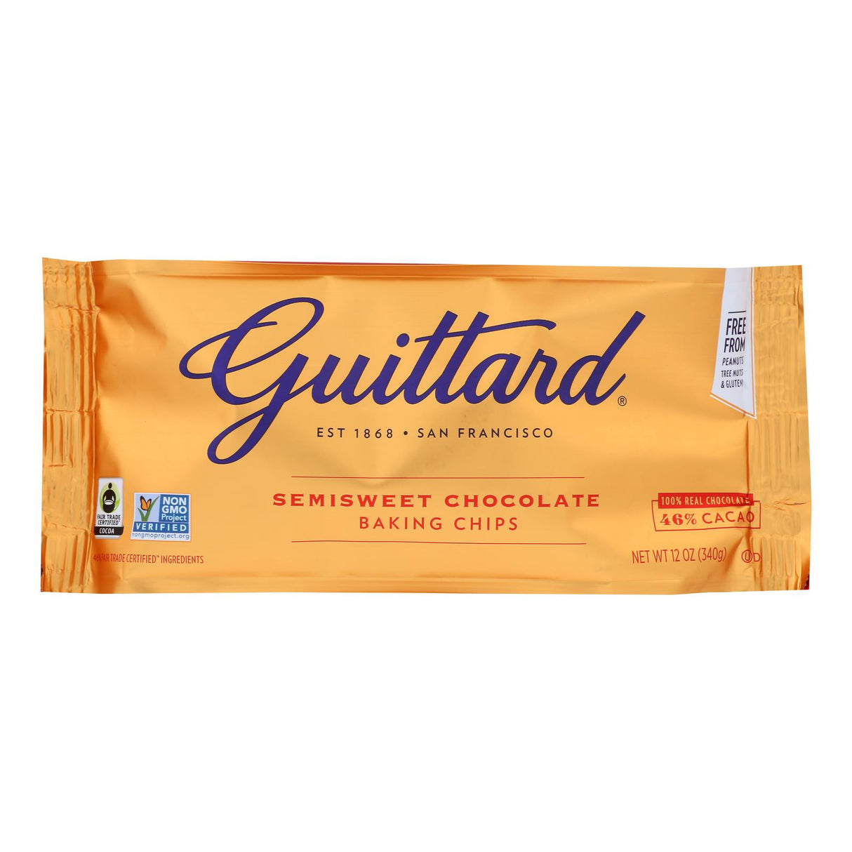 Guittard Semi-Sweet Baking Chocolate, 12 Ounce (Pack of 12) - Cozy Farm