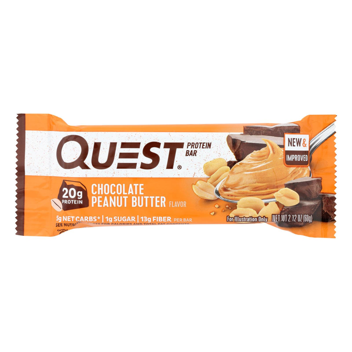 Quest Bar - Chocolate Peanut Butter (Pack of 12) - 2.12 Oz - Cozy Farm