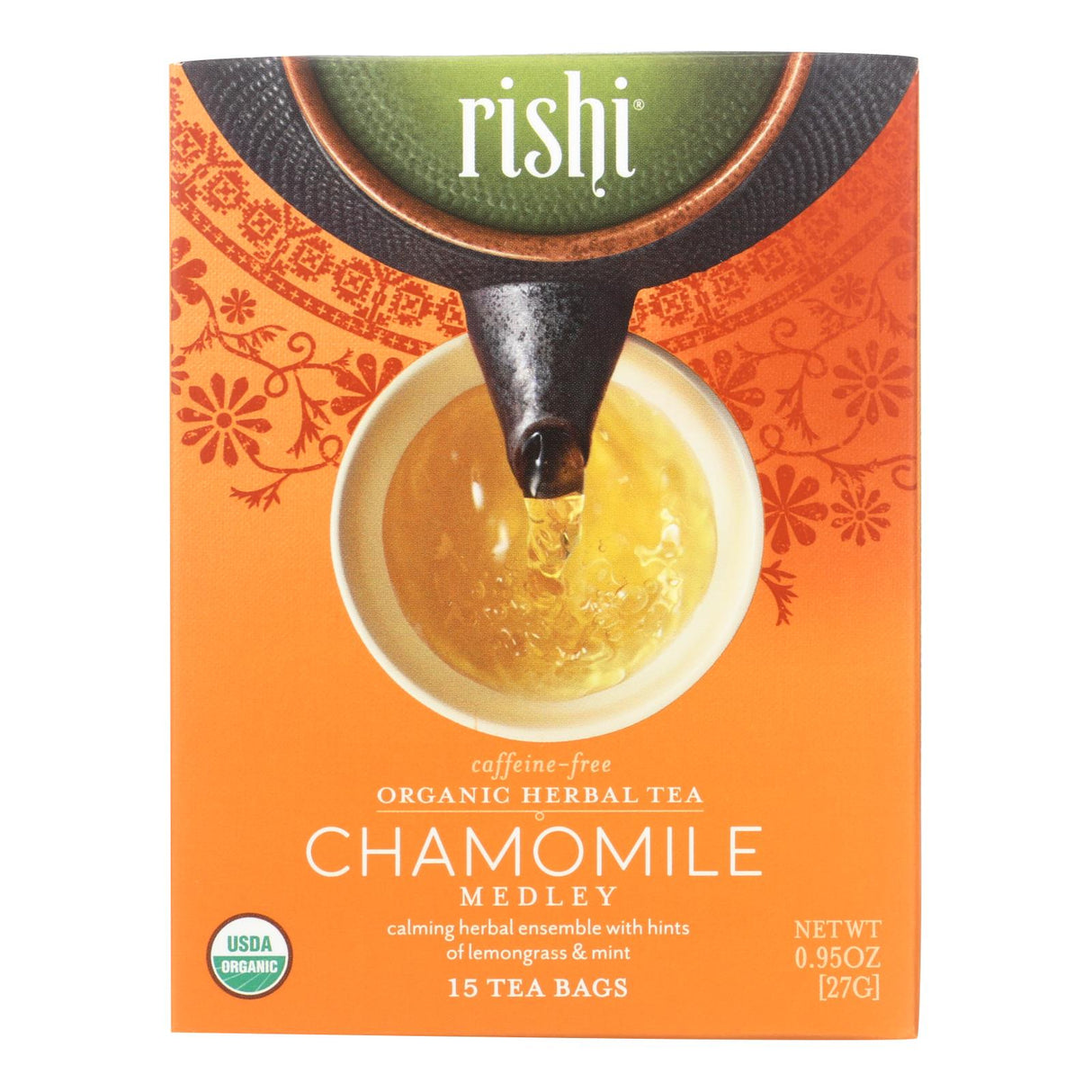 Rishi Herbal Blend: Chamomile Medley, 15-Count Tea Bags - Cozy Farm