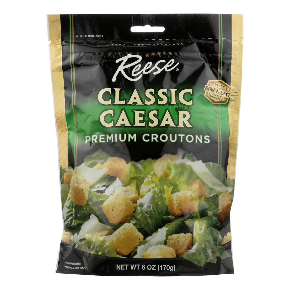 Reese's Croutons Caesar Salad Mix, 6 Oz Pack (12 Pack) - Cozy Farm