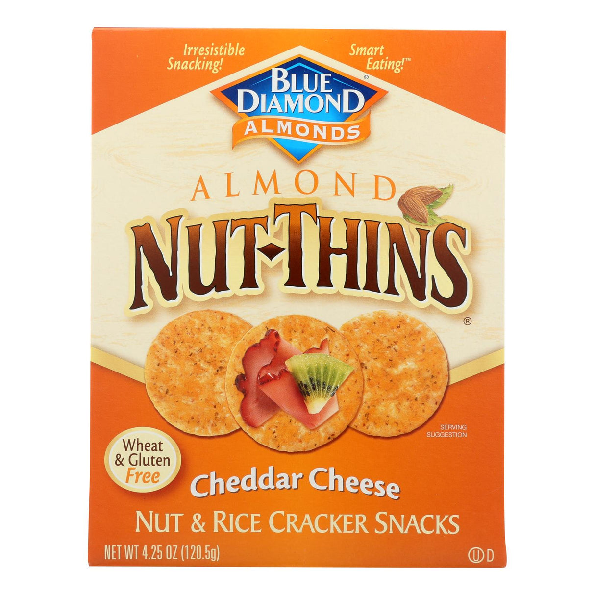 Blue Diamond Nut Thins Cheddar Cheese Family Pack (Pack of 12 - 4.25 Oz.) - Cozy Farm