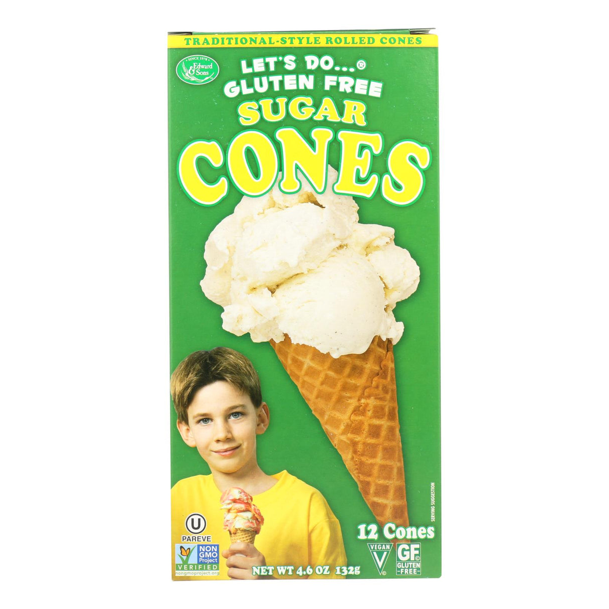 Let's Do Sugar Ice Cream Cones, 12-Pack (4.6 Oz.) - Cozy Farm