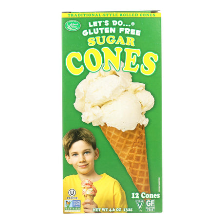 Let's Do Sugar Ice Cream Cones, 12-Pack (4.6 Oz.) - Cozy Farm 