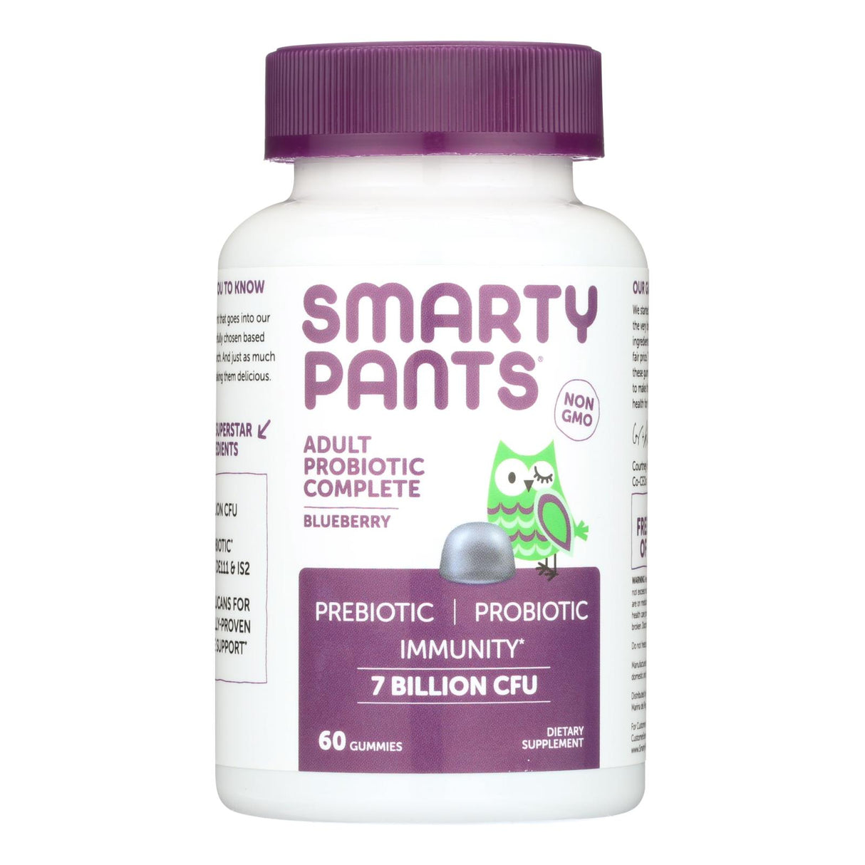 Smartypants Adult Probiotic - Blueberry (Pack of 60) - Cozy Farm