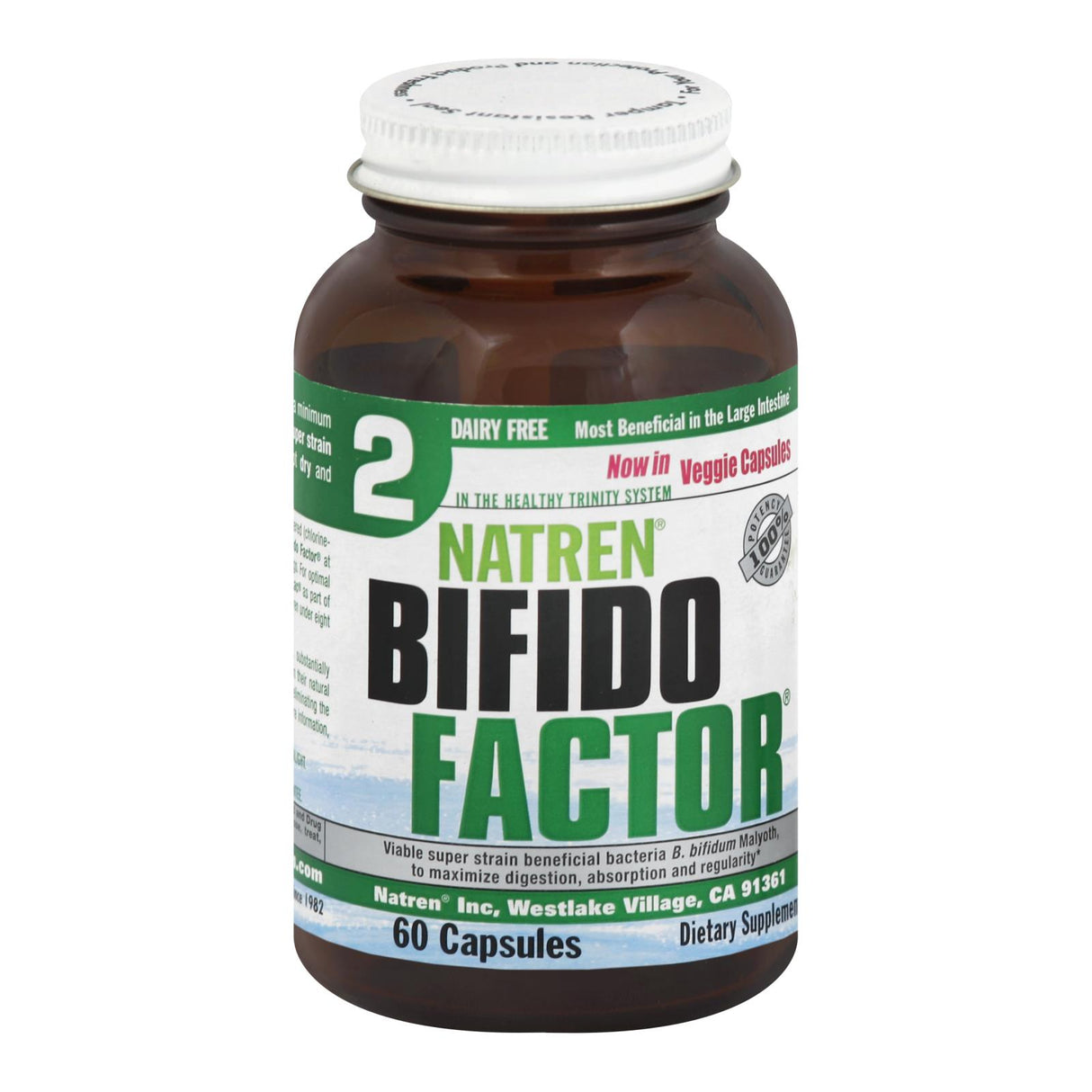 Natren Dairy Free Bifido Factor - 60 Capsules - Cozy Farm