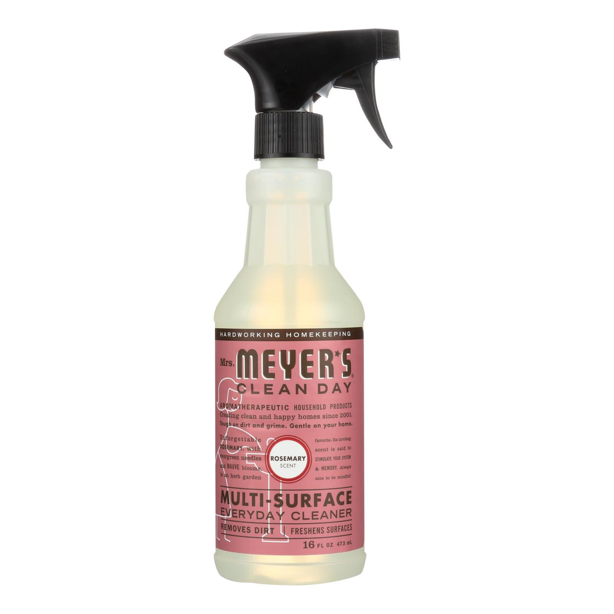 Mrs. Meyer's Clean Day Rosemary Multi-Surface Everyday Cleaner, 16 Fl Oz (Pack of 6) - Cozy Farm