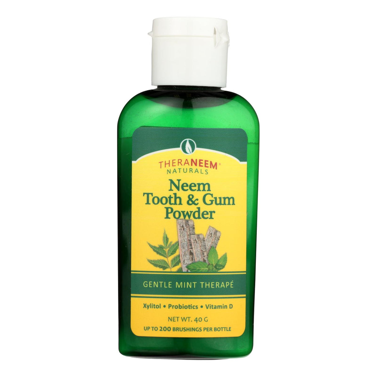 Theraneem Naturals Gentle Mint TheraNeem Neem Tooth & Gum Powder - 40 Gram - Cozy Farm