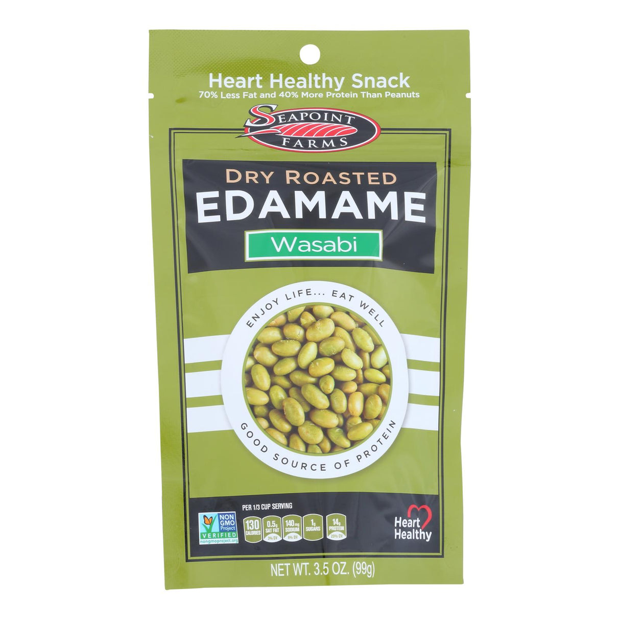 Seapoint Farms Spicy Wasabi Dry Roasted Edamame - Cozy Farm