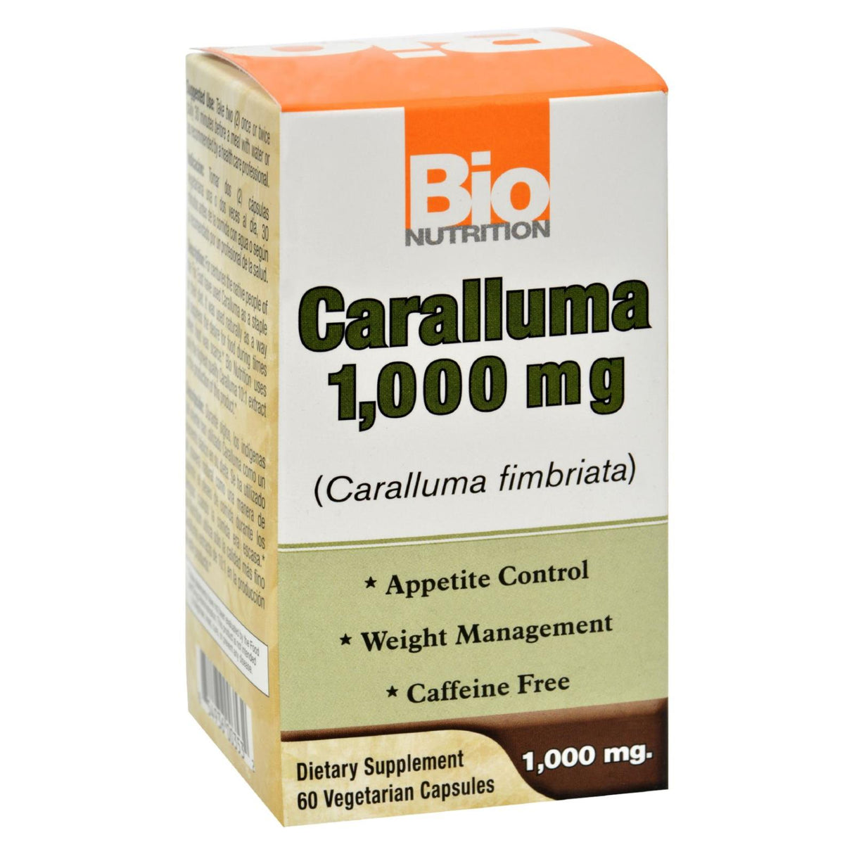 Bio Nutrition Caralluma 1000mg (60 Vegan Capsules) - Cozy Farm