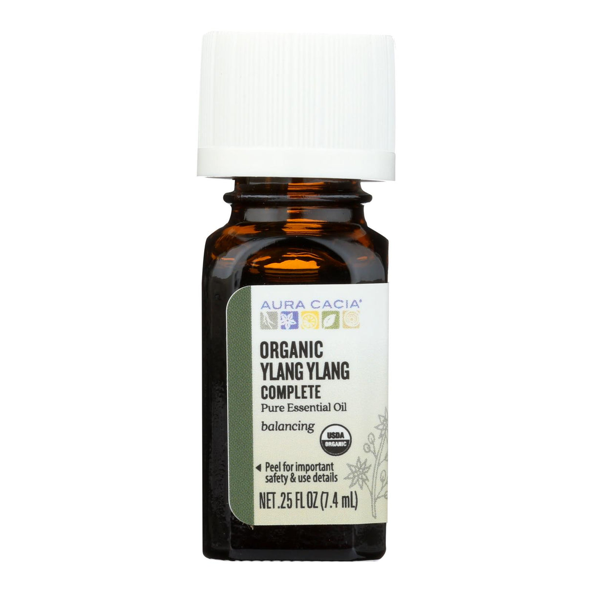 Aura Cacia Ylang Ylang Essential Oil - 0.25 Fl Oz - Cozy Farm