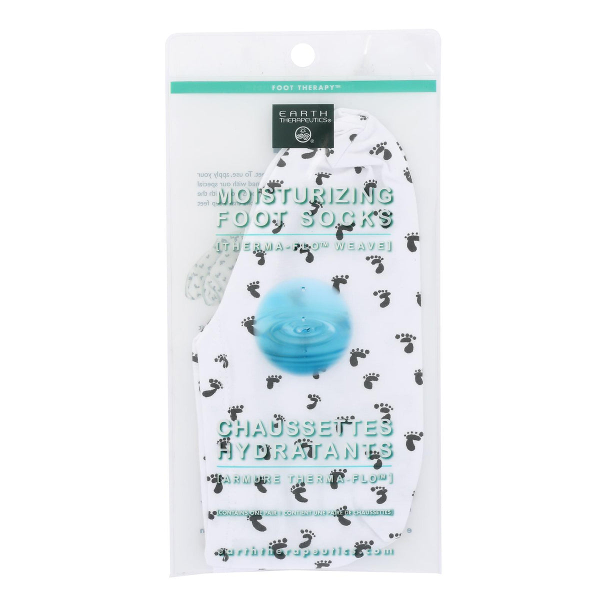Earth Therapeutics Rejuvenating Moisturizing Gel Foot Socks Relieves, Repairs & Softens Dry Feet ( 1 Pair) - Cozy Farm