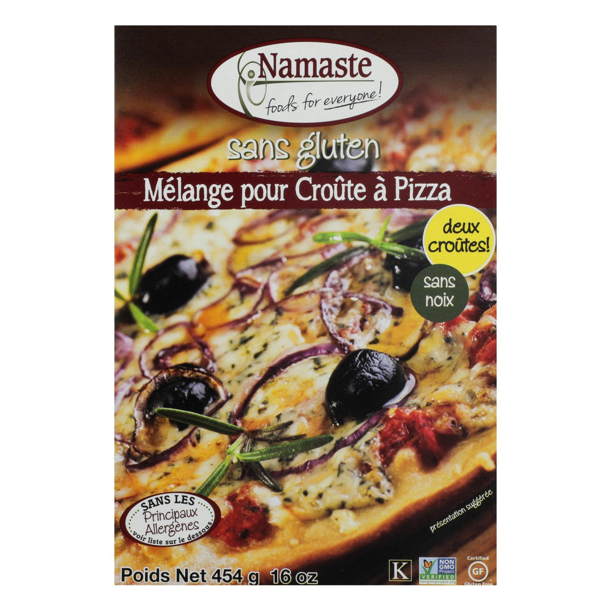 Namaste Foods Gluten-Free Pizza Crust Mix (6 - 16oz Packs) - Cozy Farm