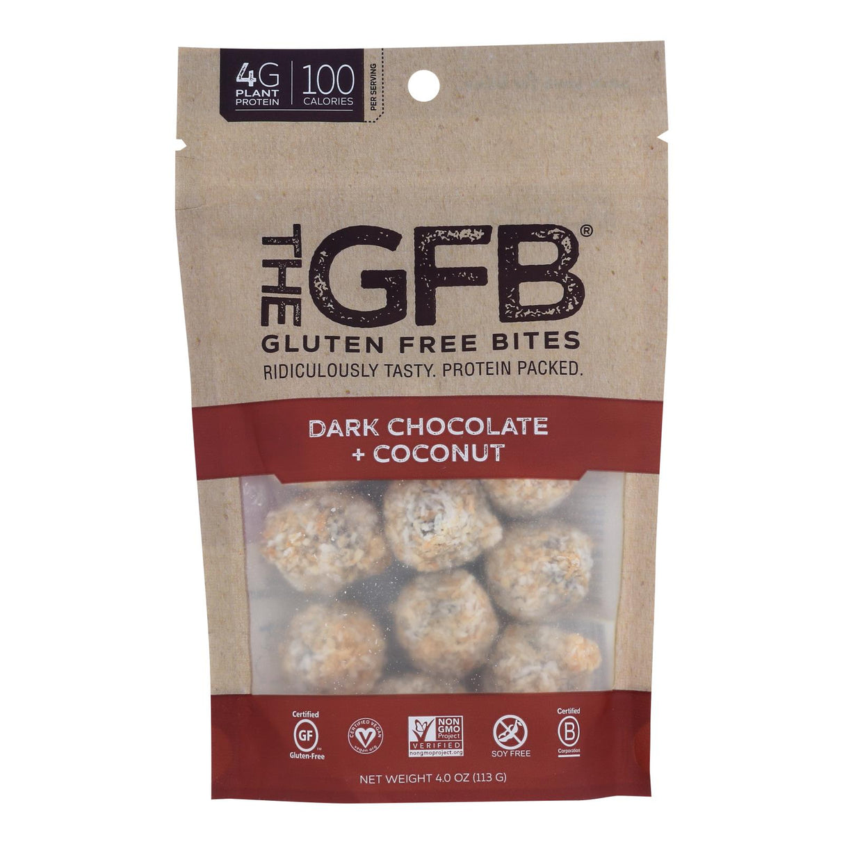 Gluten-Free Bites Dark Chocolate with Coconut (Pack of 6 - 4 Oz.) - Cozy Farm