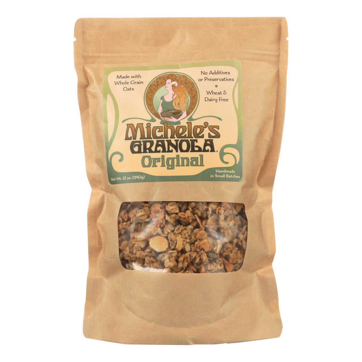 Michele's Granola Original Crunchy Granola Breakfast Cereal (Pack of 6 - 12 Oz. Bag) - Cozy Farm
