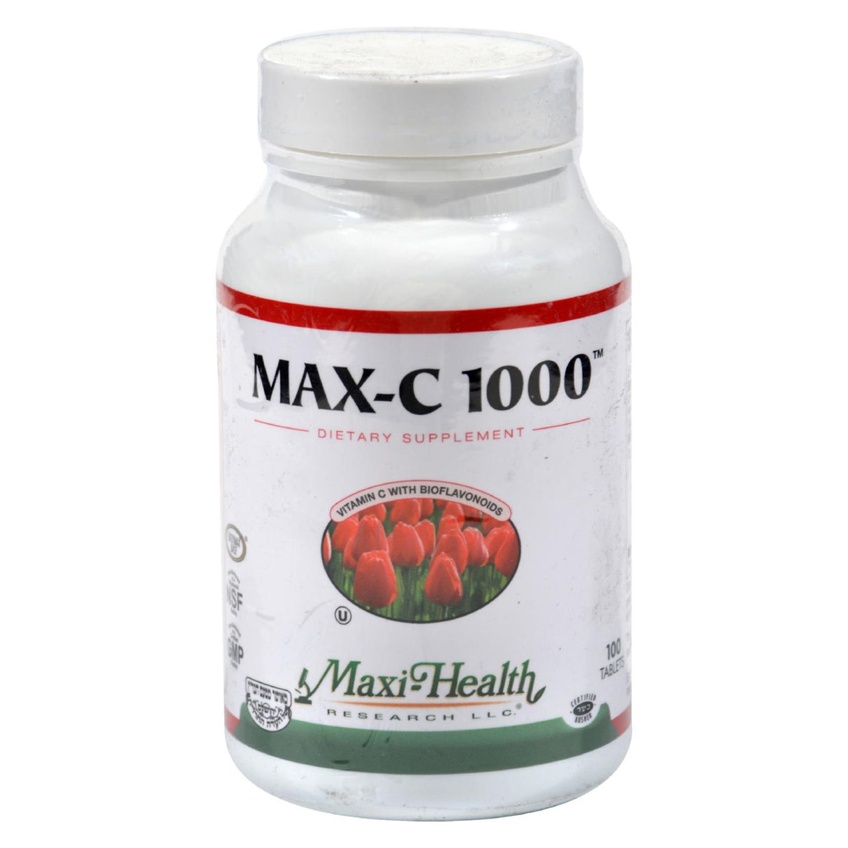 Maxi Health C-1000 with Bioflavonoids (Pack of 100 Tablets - 1000 mg) - Cozy Farm