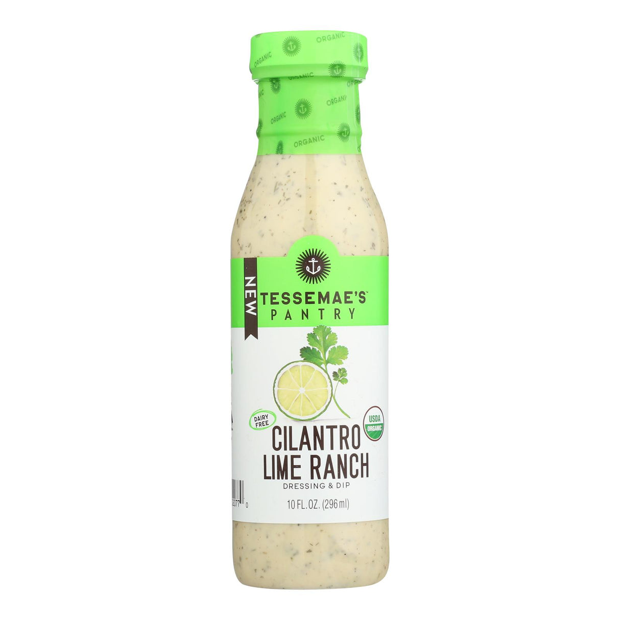 Tessemae's Delightful Cilantro Lime Ranch Dressing (Pack of 6 - 10 fl oz) - Cozy Farm