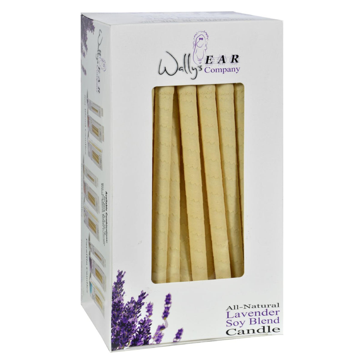 Wally's Lavender Soy Blend Candles, Pack of 75 - Cozy Farm