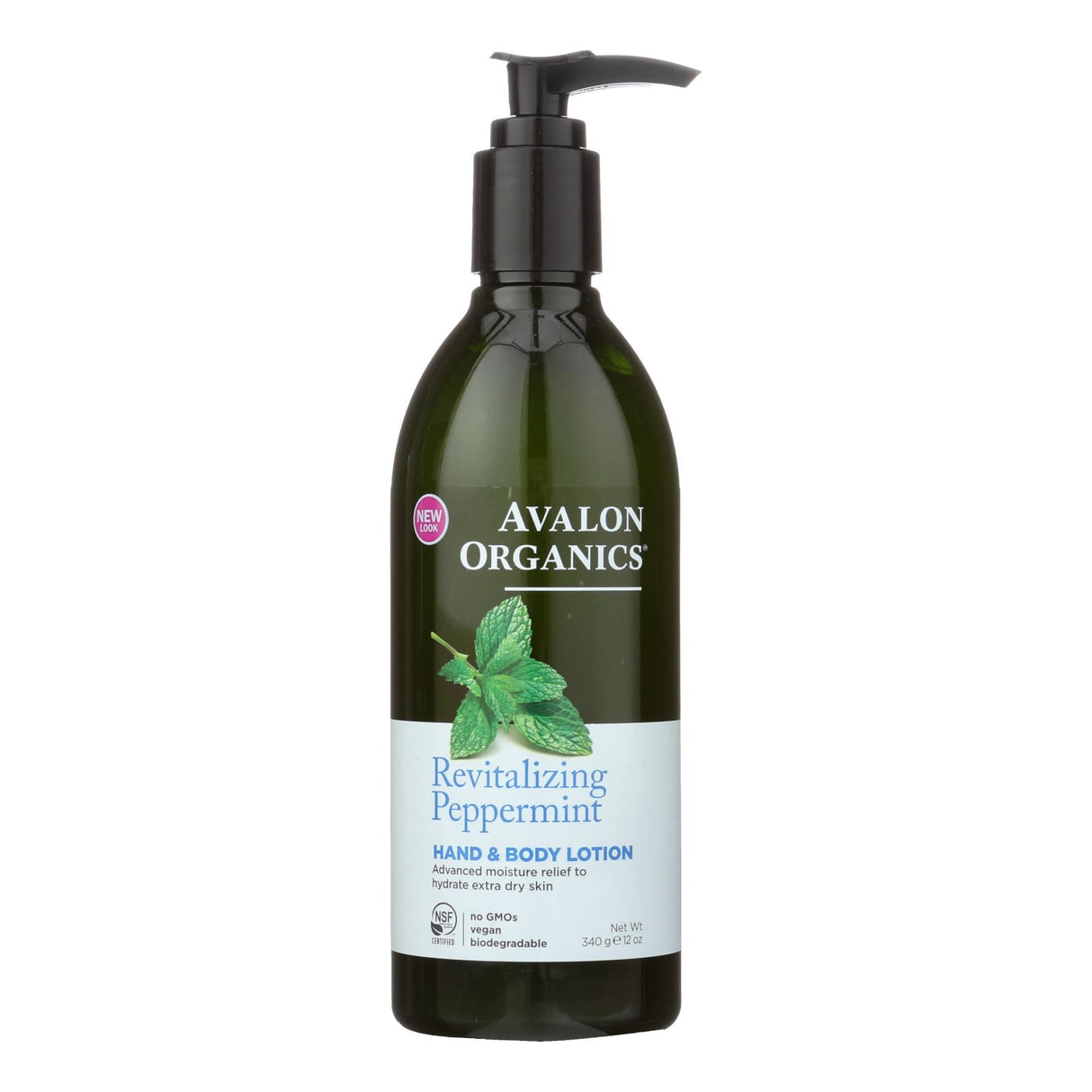 Avalon Organics Hand & Body Lotion, Peppermint - 12 Fl Oz - Cozy Farm