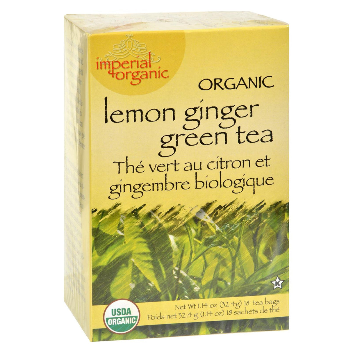 Uncle Lee's Organic Revitalizing Lemon Ginger Tea (18 Tea Bags) - Cozy Farm