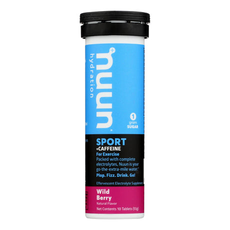 Nuun Energy Wild Berry Hydration Drink Tabs (Pack of 8 - 10 Tablets) - Cozy Farm 