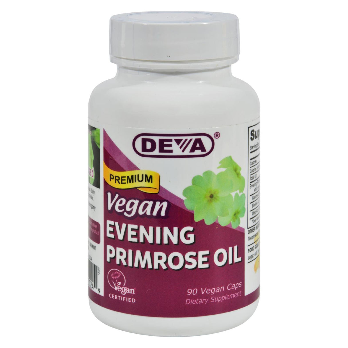 Deva Vegan Evening Primrose Oil 90 Count - Cozy Farm