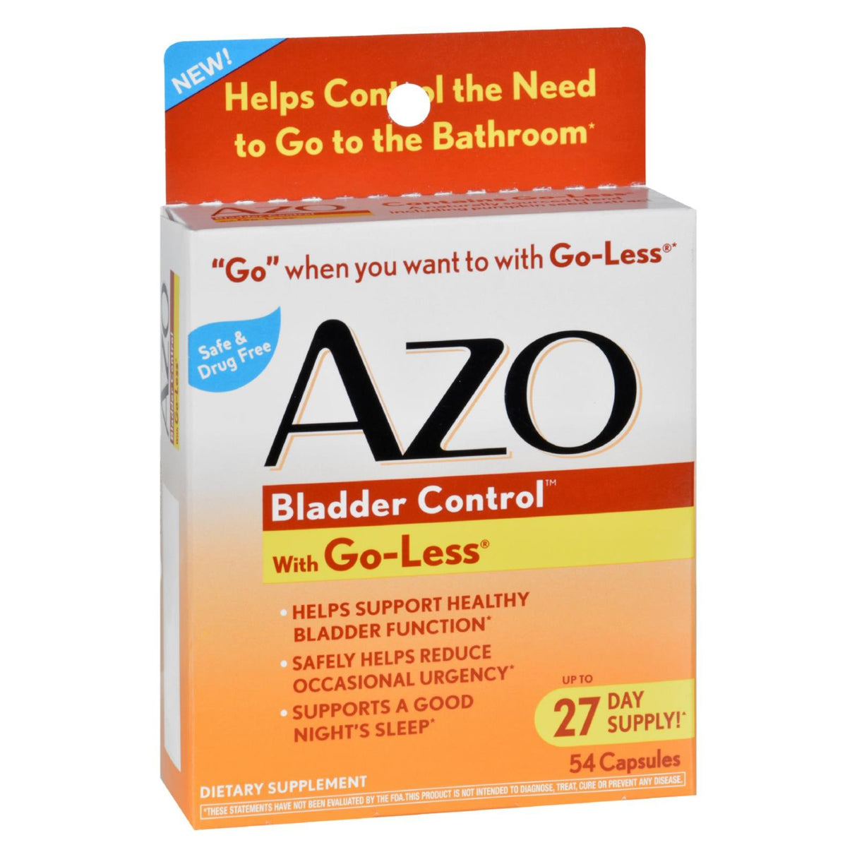 Azo Bladder Control - 54 Capsules - Cozy Farm