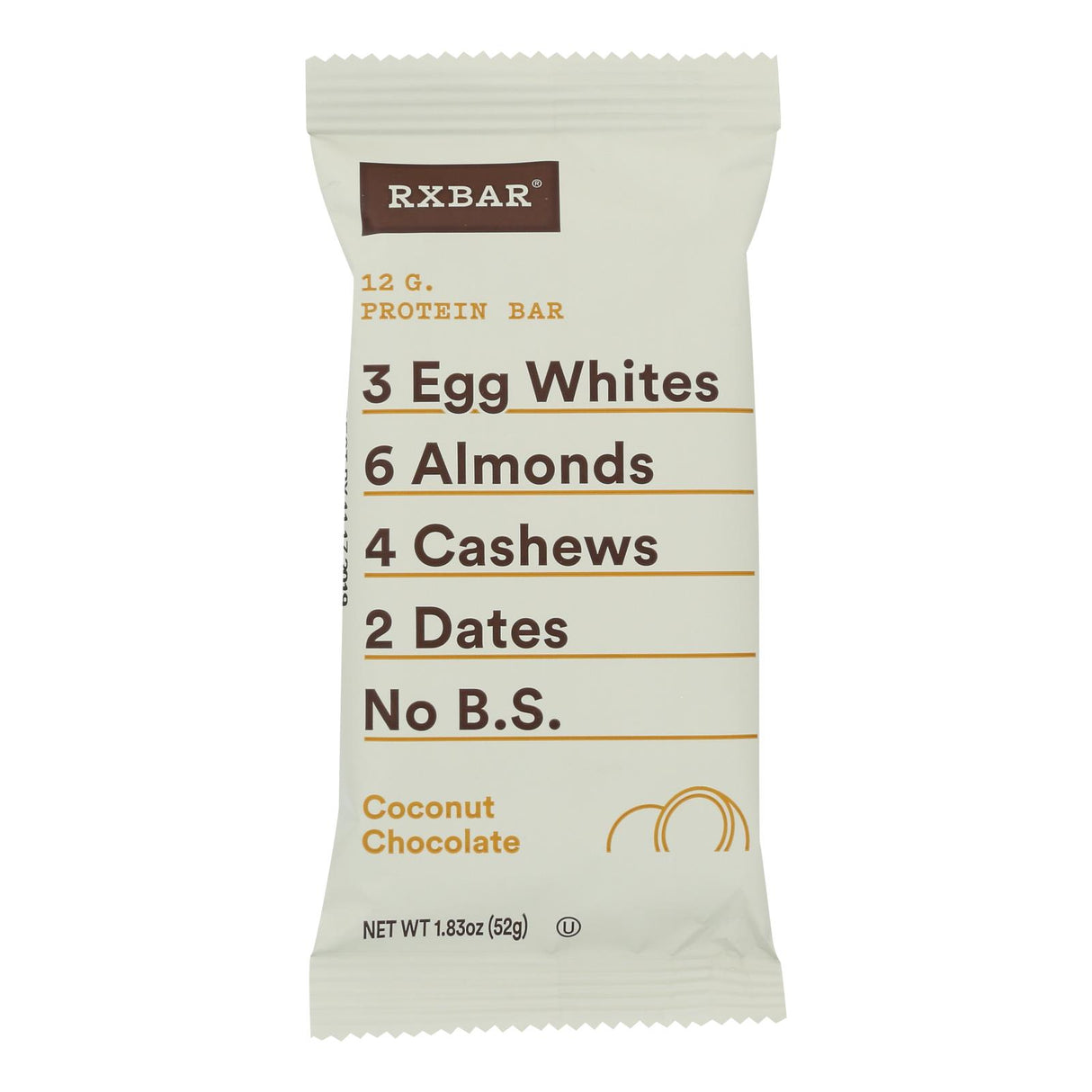 RXBAR Coconut Chocolate Protein Bar (Pack of 12 - 1.83 Oz.) - Cozy Farm