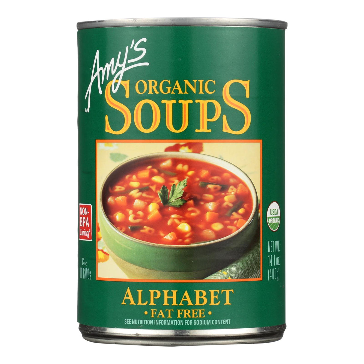 Amy's Organic Alphabet Soup, 14.1 Oz. (Pack of 12) - Cozy Farm