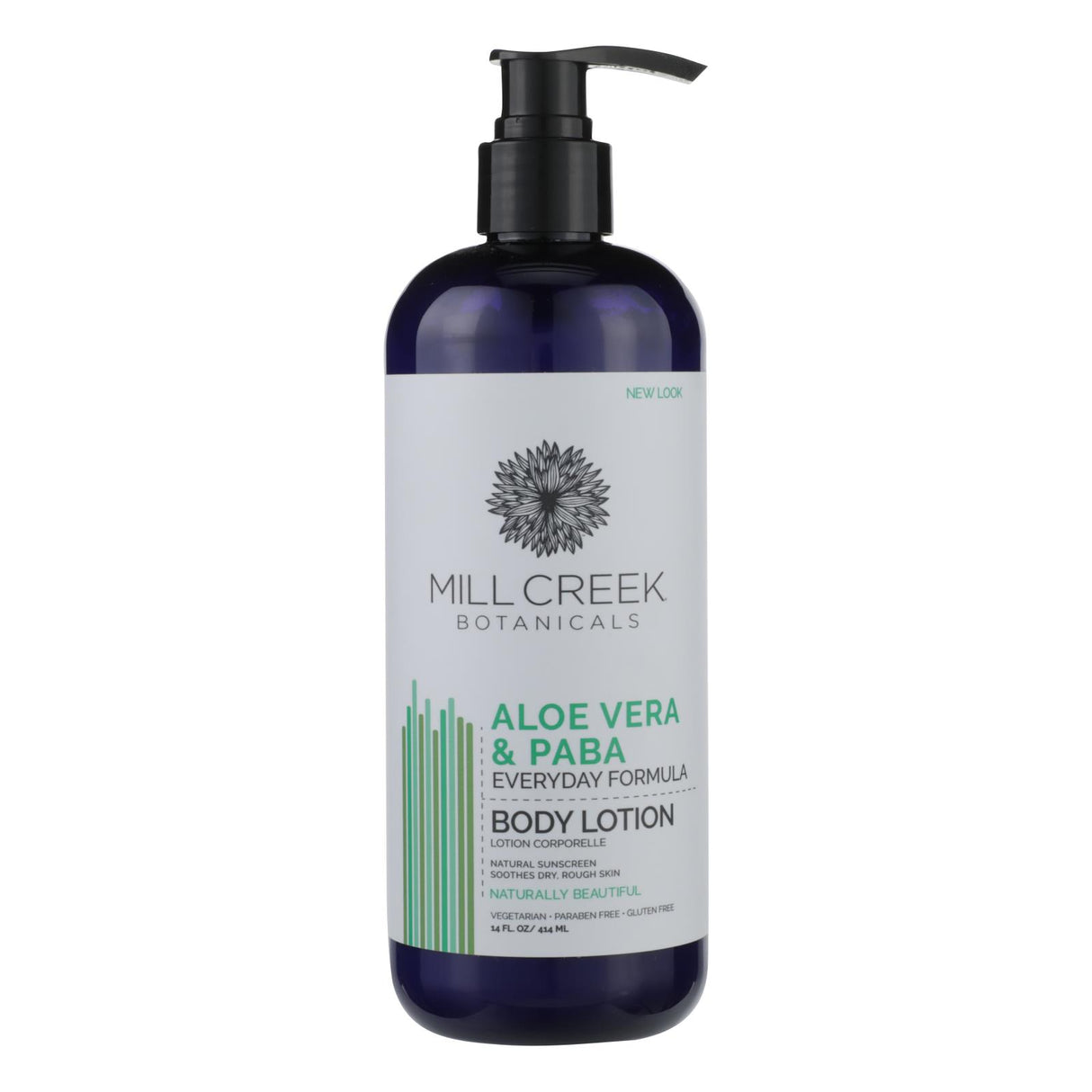 Mill Creek Botanicals Aloe Vera & PABA Moisturizing Lotion, 14 Fl. Oz. - Cozy Farm