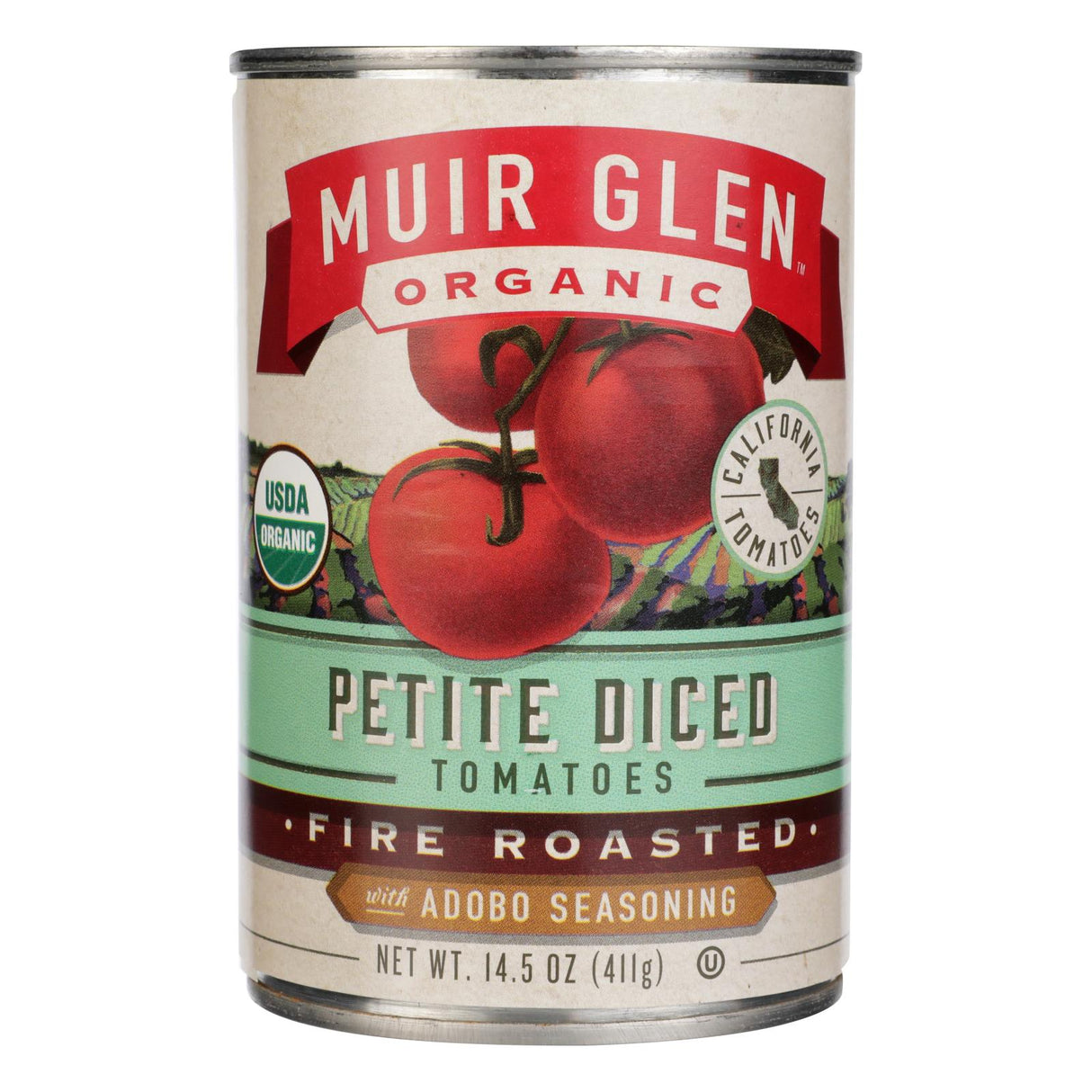 Muir Glen Fire-Roasted Adobo Seasoned Diced Tomatoes (Pack of 12 - 14.5 Oz.) - Cozy Farm
