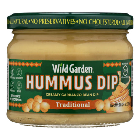 Wild Garden Traditional Hummus, 10.74 Oz Pack of 6 - Cozy Farm 