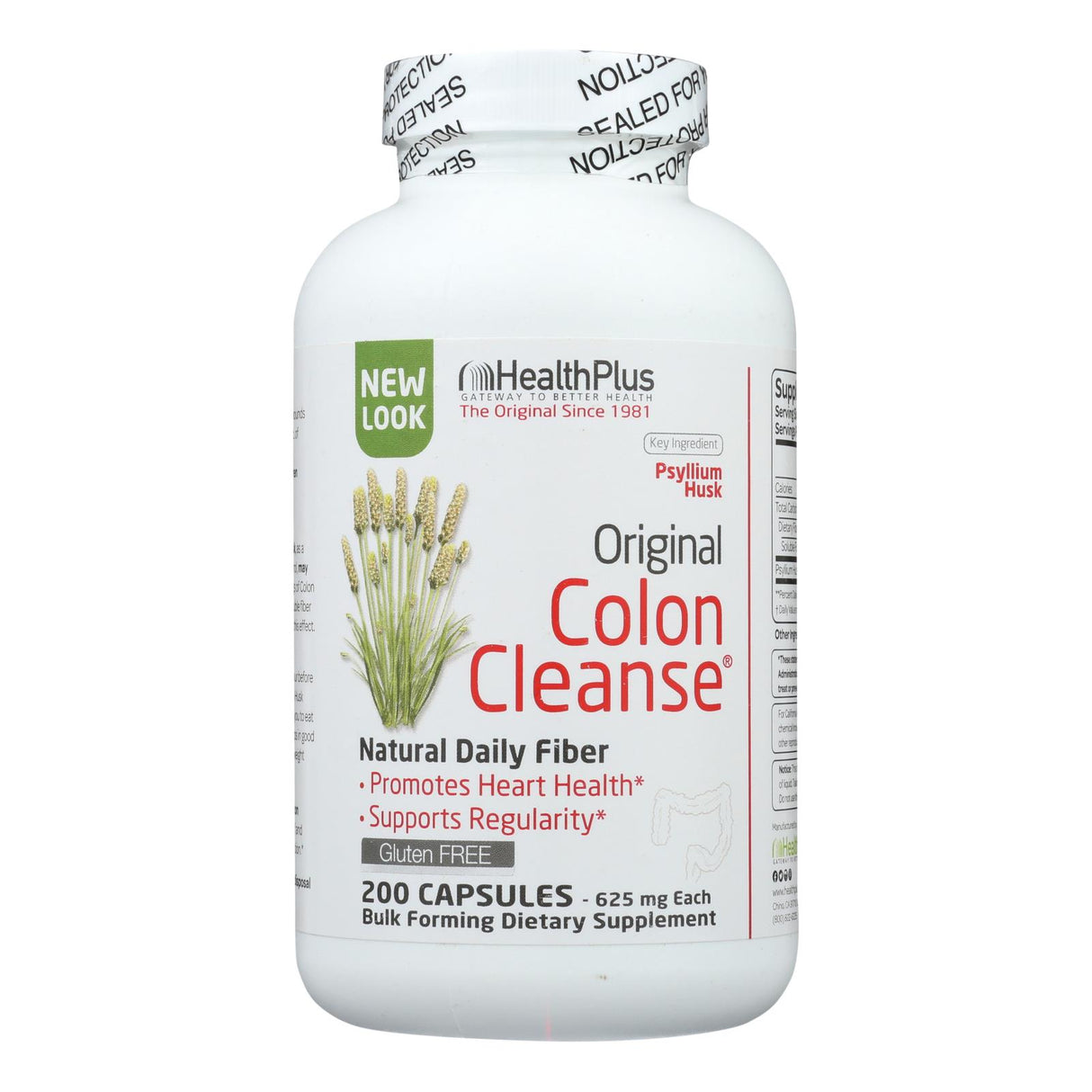 Health Plus Original Colon Cleanse: 200-Capsule Pack - Cozy Farm