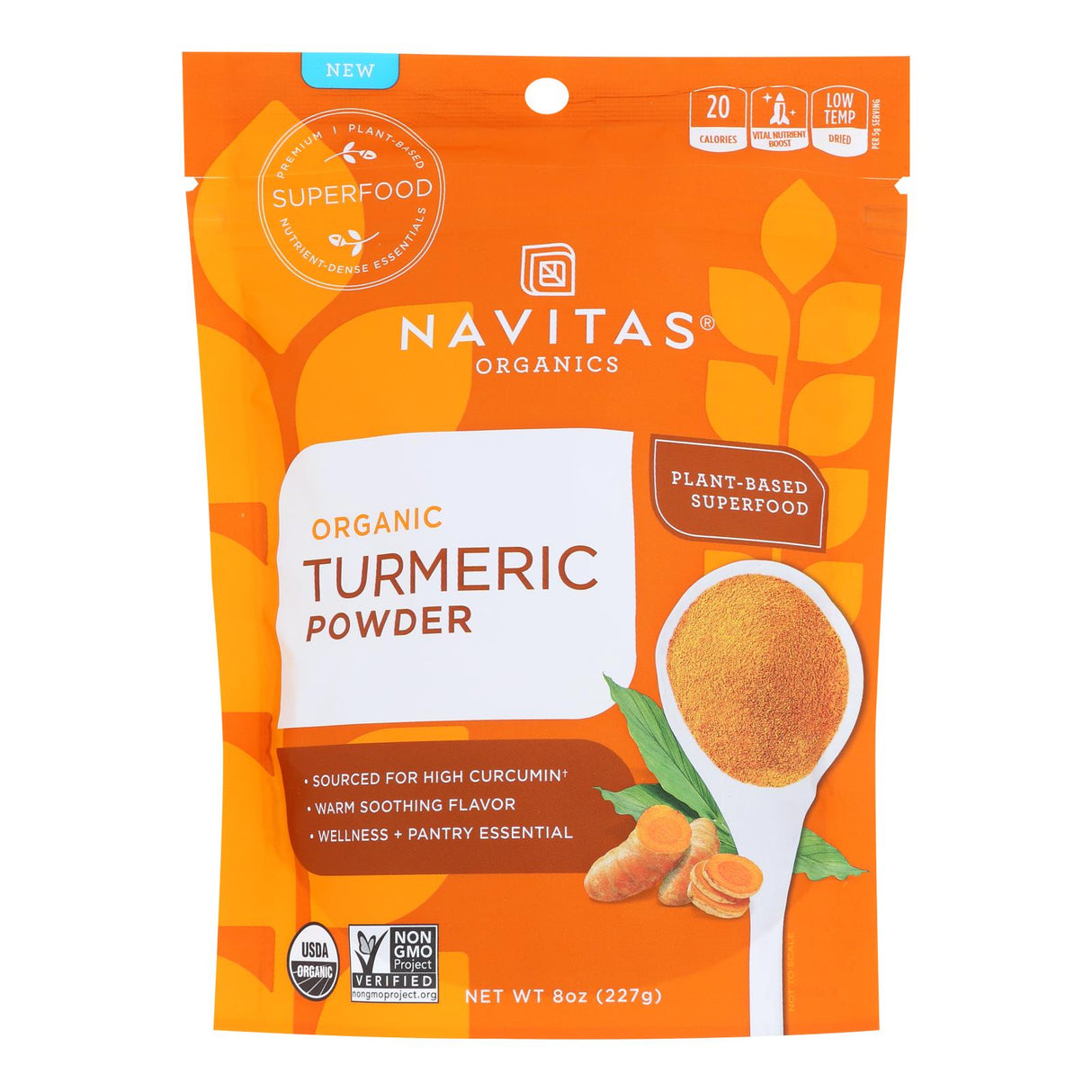 Navitas Organics Certified Organic Turmeric Powder (8 Oz, Pack of 6) - Cozy Farm
