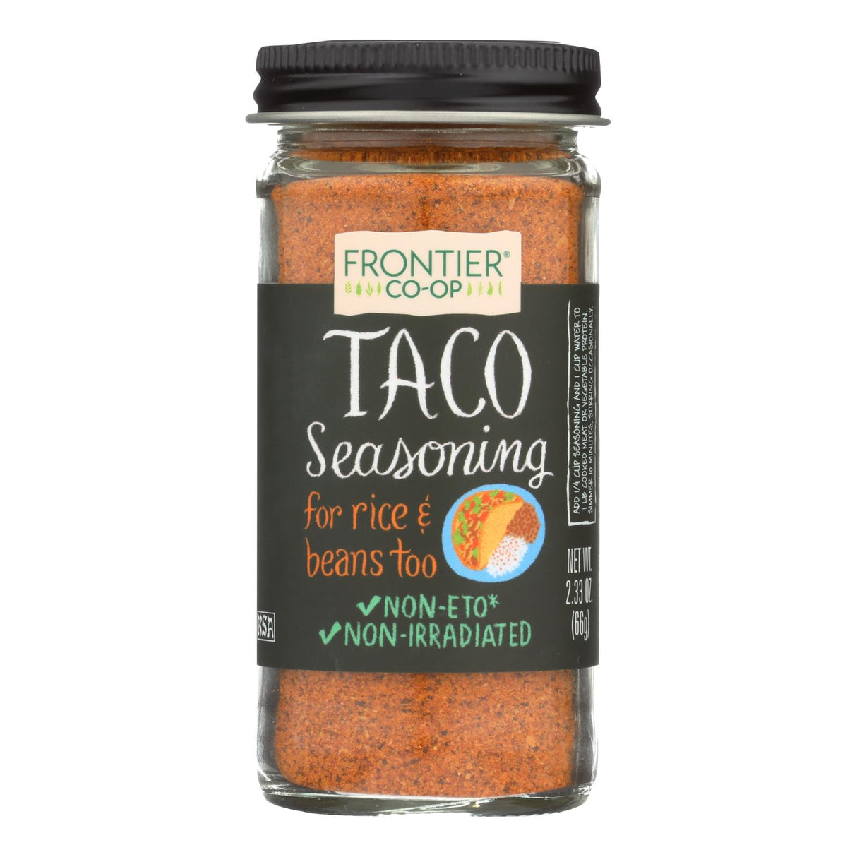 Frontier Taco Seasoning Blend - 2.33 Oz. - Cozy Farm