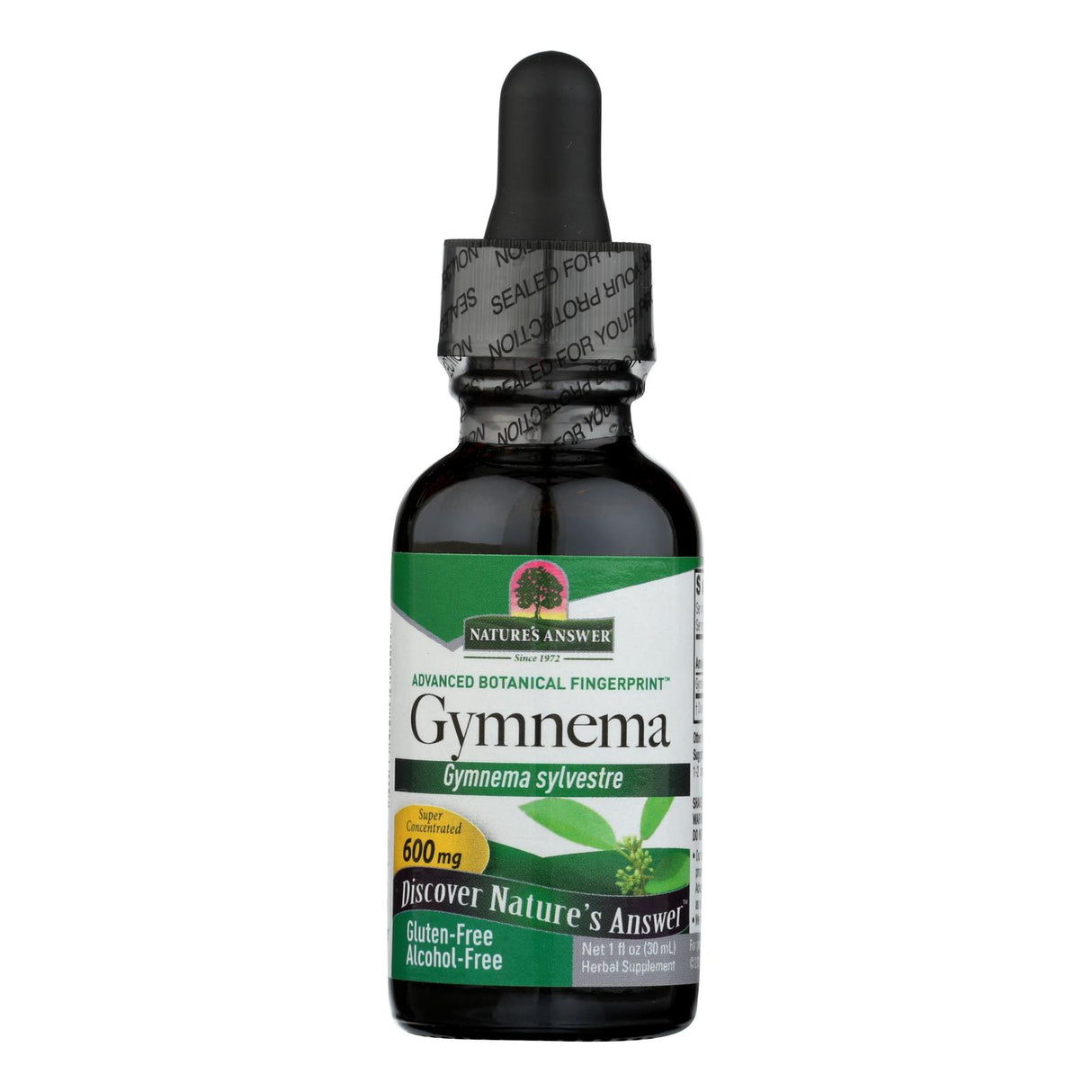 Nature's Answer Gymnema Leaf Extract, Alcohol-Free, 1 Fl Oz - Cozy Farm