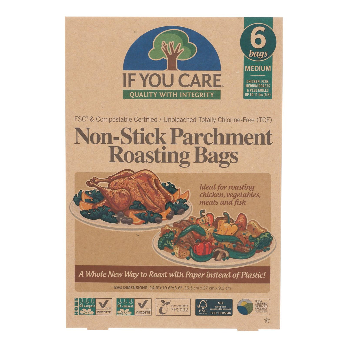 You Care Non-Stick Parchment Bags (8 Packs of 6) - Cozy Farm