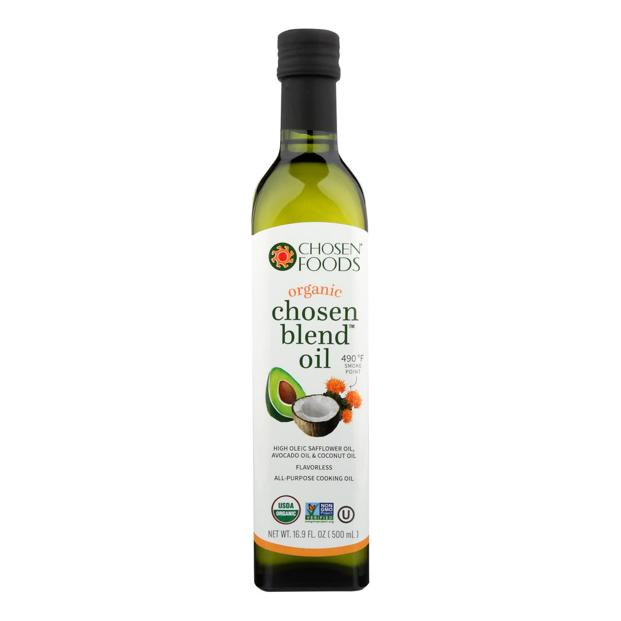 Chosen Foods Premium Avocado Oil Blend (Pack of 6 - 16.9 Fl Oz) - Cozy Farm