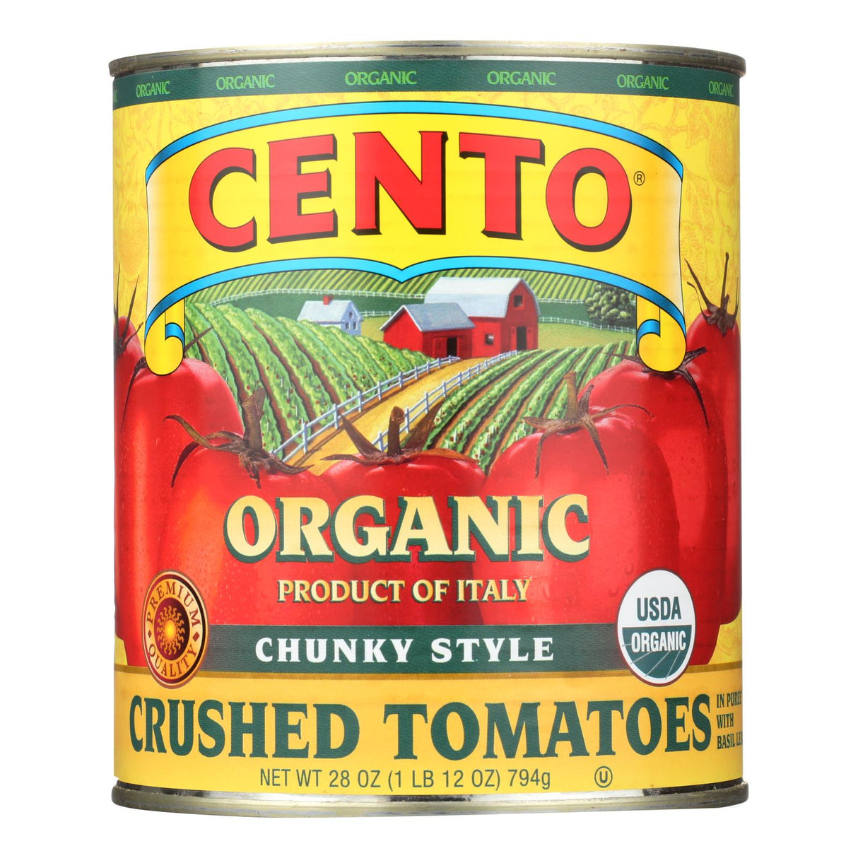Cento Crushed Tomatoes, 28 Oz. Pack of 6 - Cozy Farm