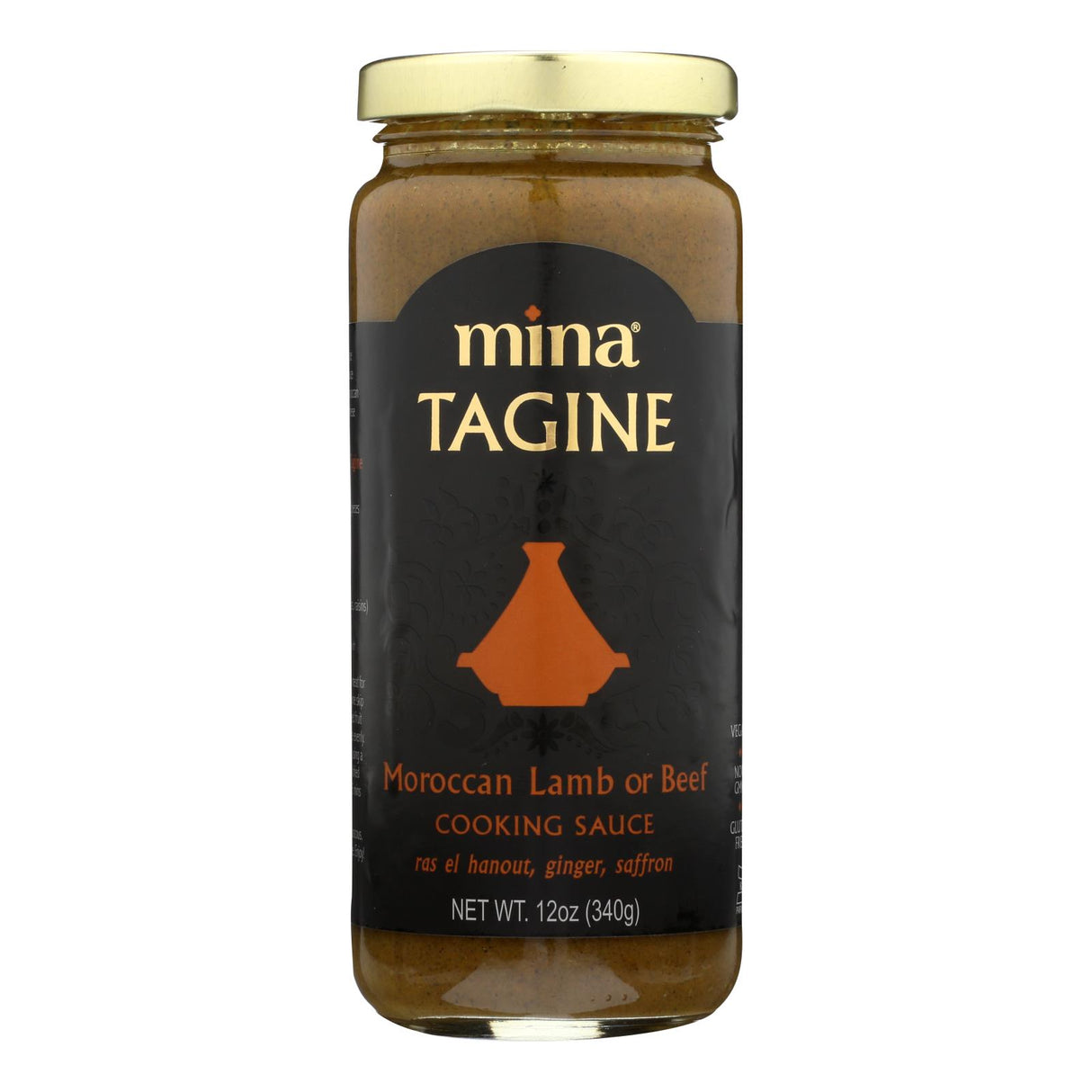 Mina's Moroccan Tagine Sauce for Lamb or Beef (Pack of 6 - 12 Oz.) - Cozy Farm