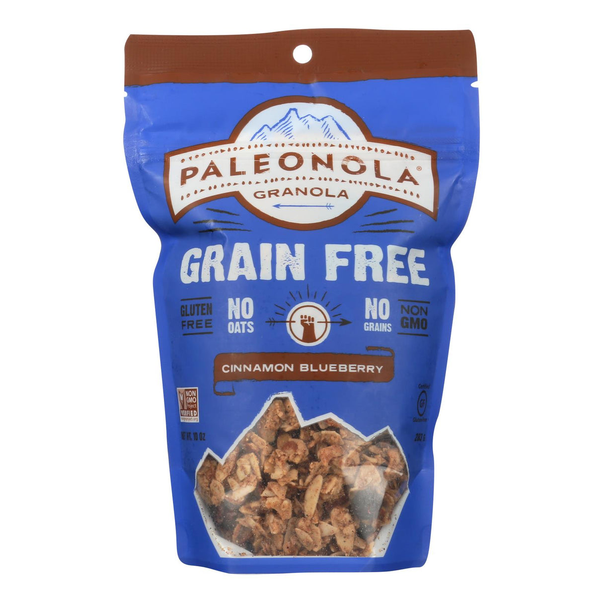Paleonola Cinnamon Blueberry Grain-Free Granola, 10 Oz. (Pack of 6) - Cozy Farm