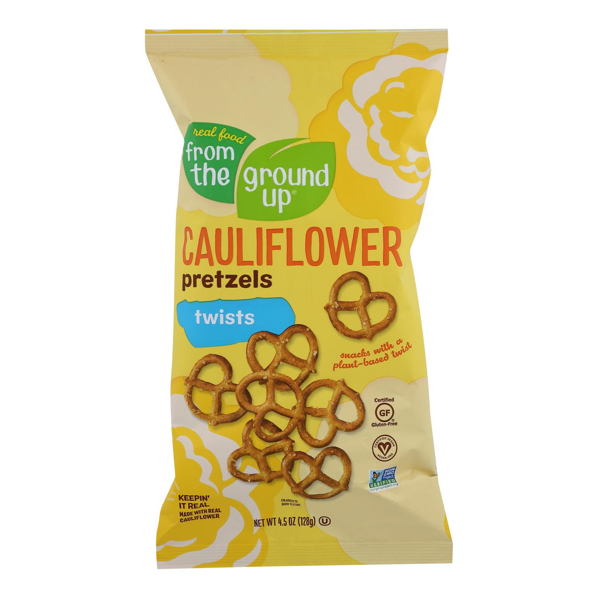 From The Ground Up Cauliflower Twist Pretzel Sticks, 12-Pack (4.5 Oz. Each) - Cozy Farm
