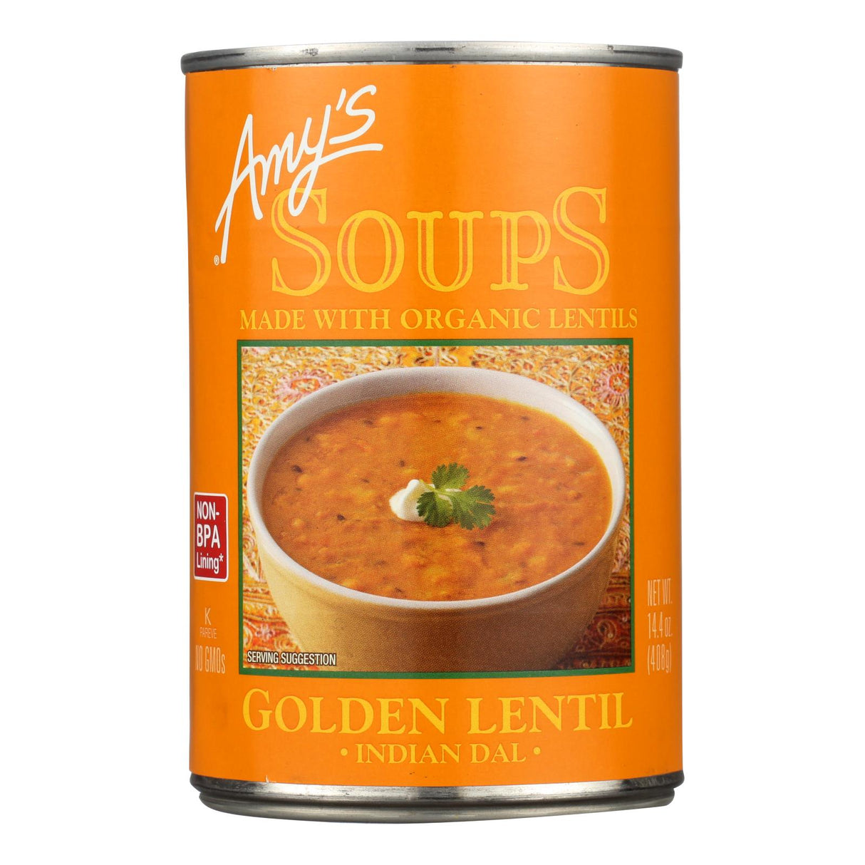Amy's Kitchen Organic Lentil Soup, Gluten-Free, Hearty & Flavorful, Pack of 12 - 14.4 Oz. Each - Cozy Farm
