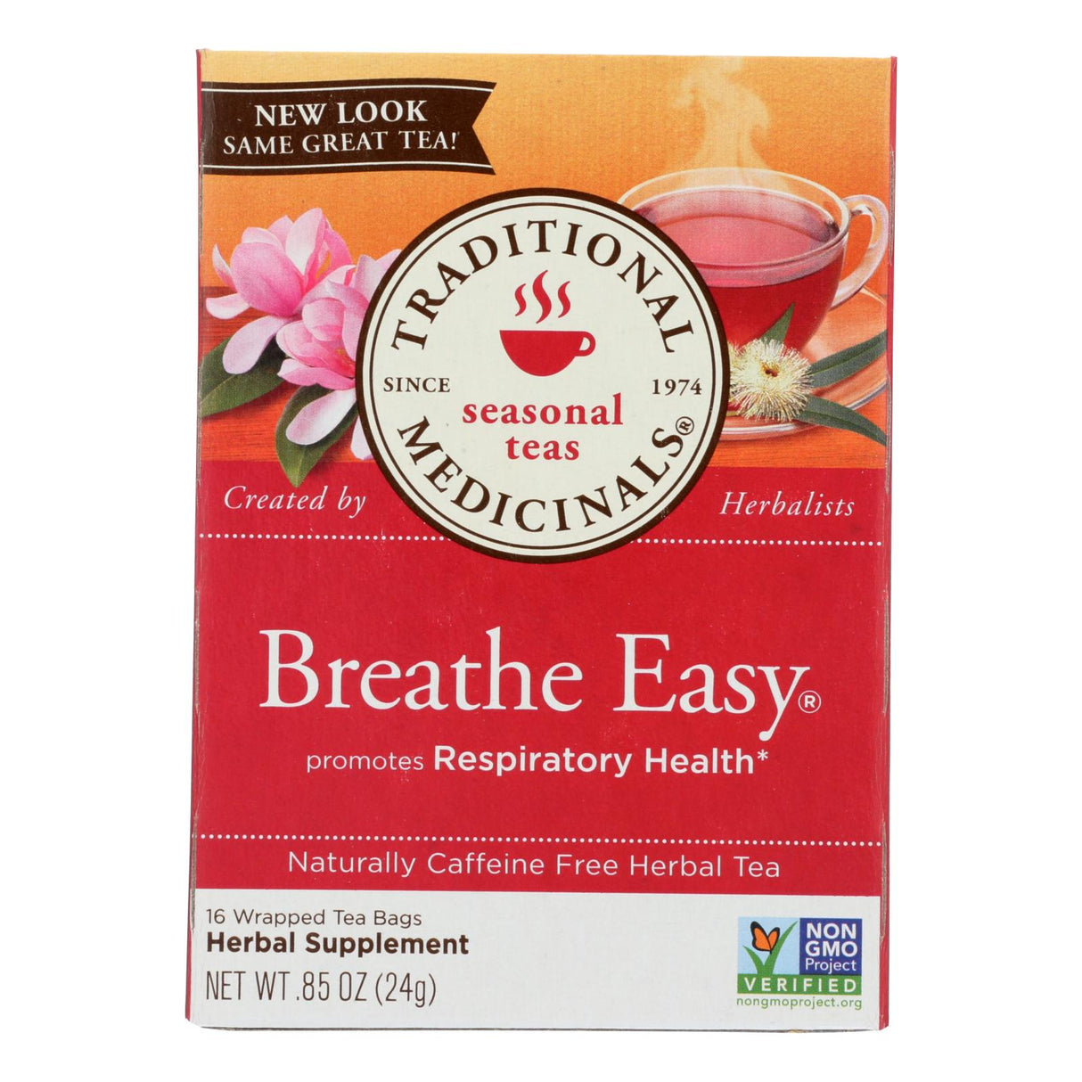 Traditional Medicinals Breathe Easy Herbal Tea (6 x 16-Count) - Cozy Farm
