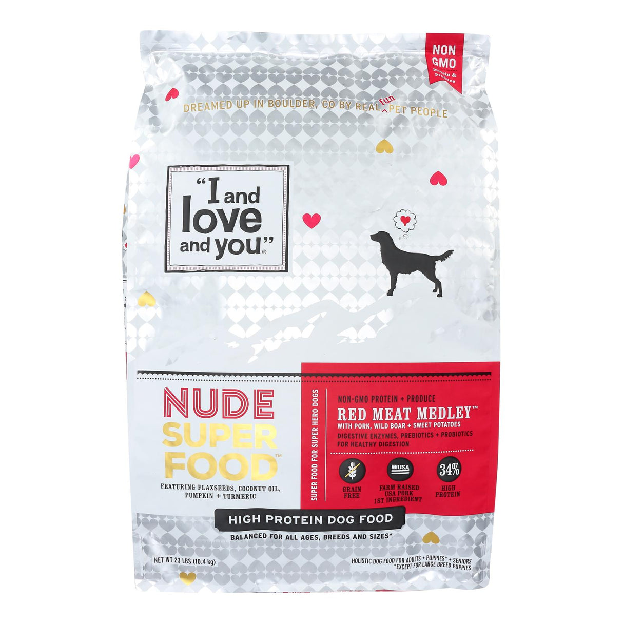 I And Love You Dog Kibble Red Meat (23 Lbs) - Cozy Farm
