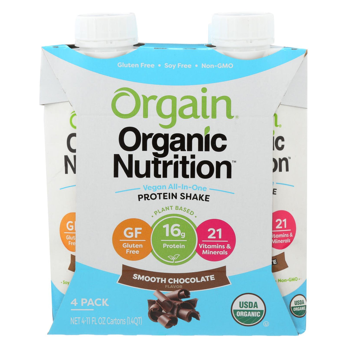 Orgain Vegan Protein Shake Pack of 3 - 4.11 Fl Oz - Cozy Farm